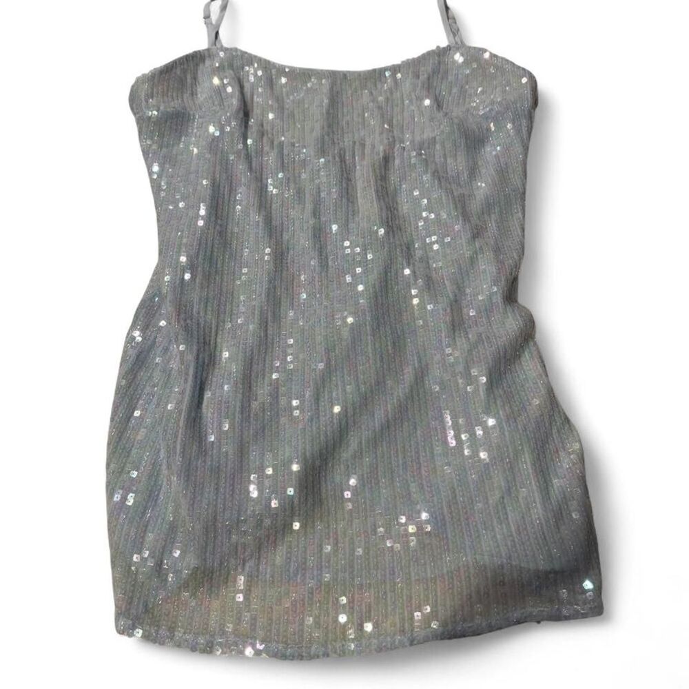 Victoria-s-secret Women's Silver and Blue Shift-dresses